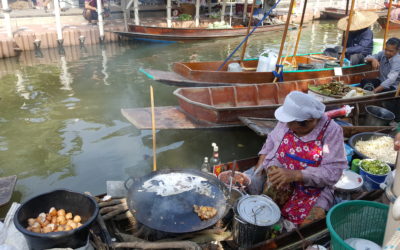 Experience the Original Tha Kha Floating Market & Maeklong Railway Market