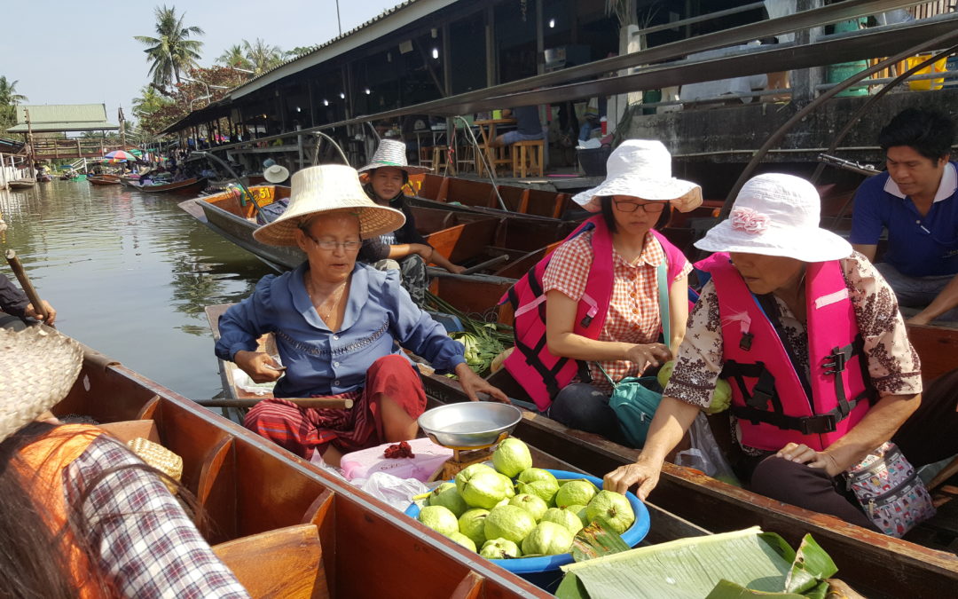 One day explore the most popular 3 floating markets